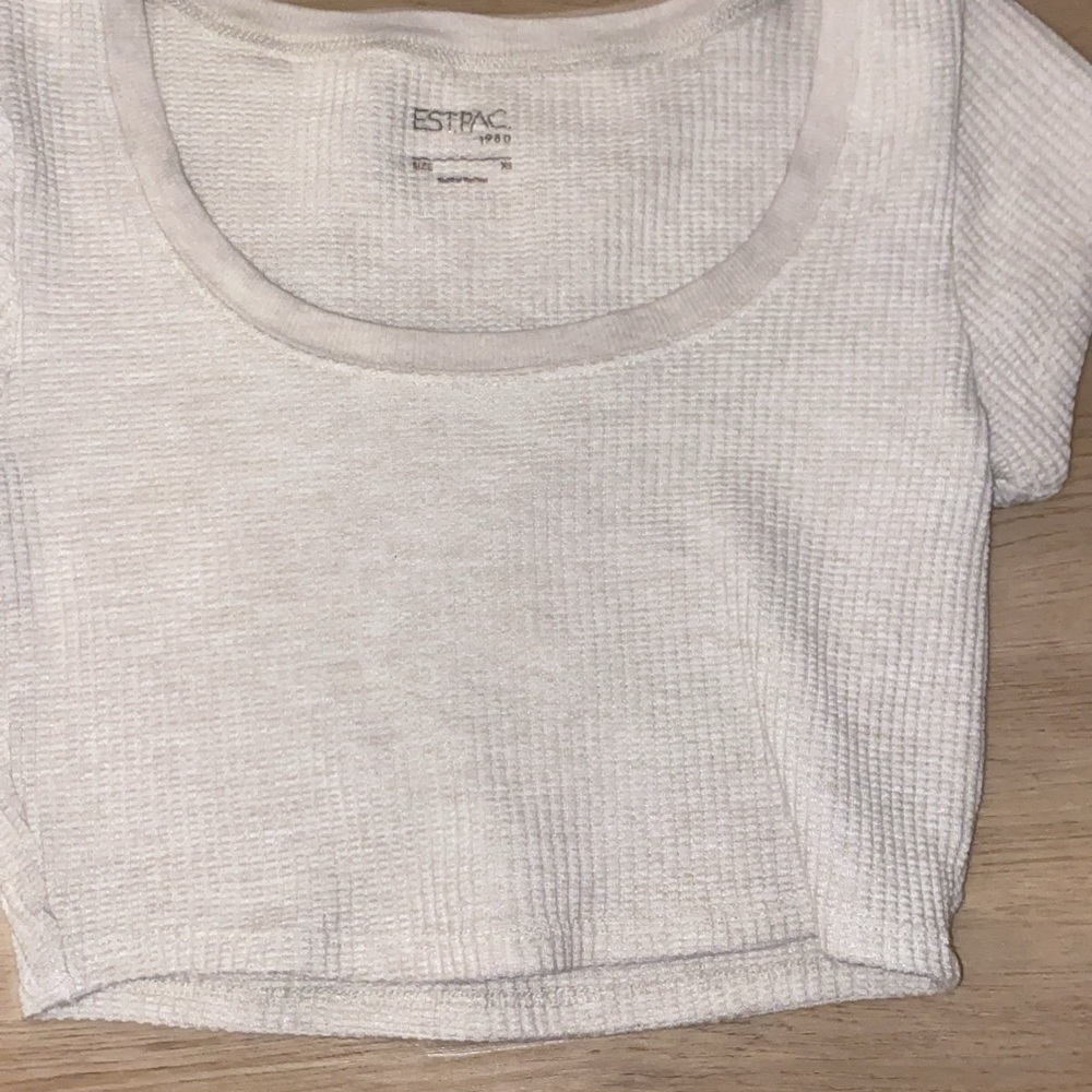 Women's White Crop Top